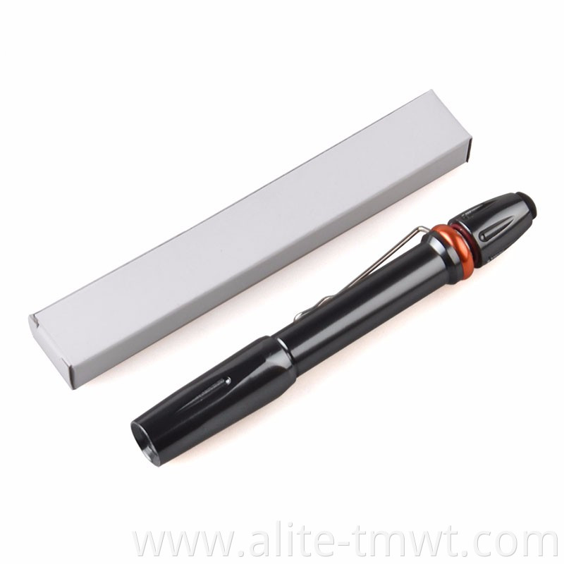 Pocket Flashlight 365nm 3W LED Ultraviolet Lamp UV Black Light Pen Torch